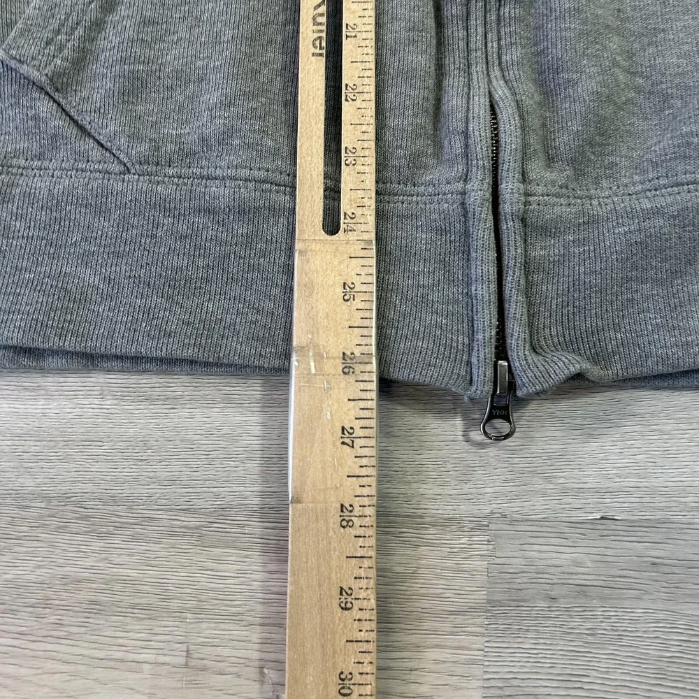 Polo Ralph‎ Lauren Hoodie Mens XL Gray Full Zip Sweatshirt Pony Logo Pockets